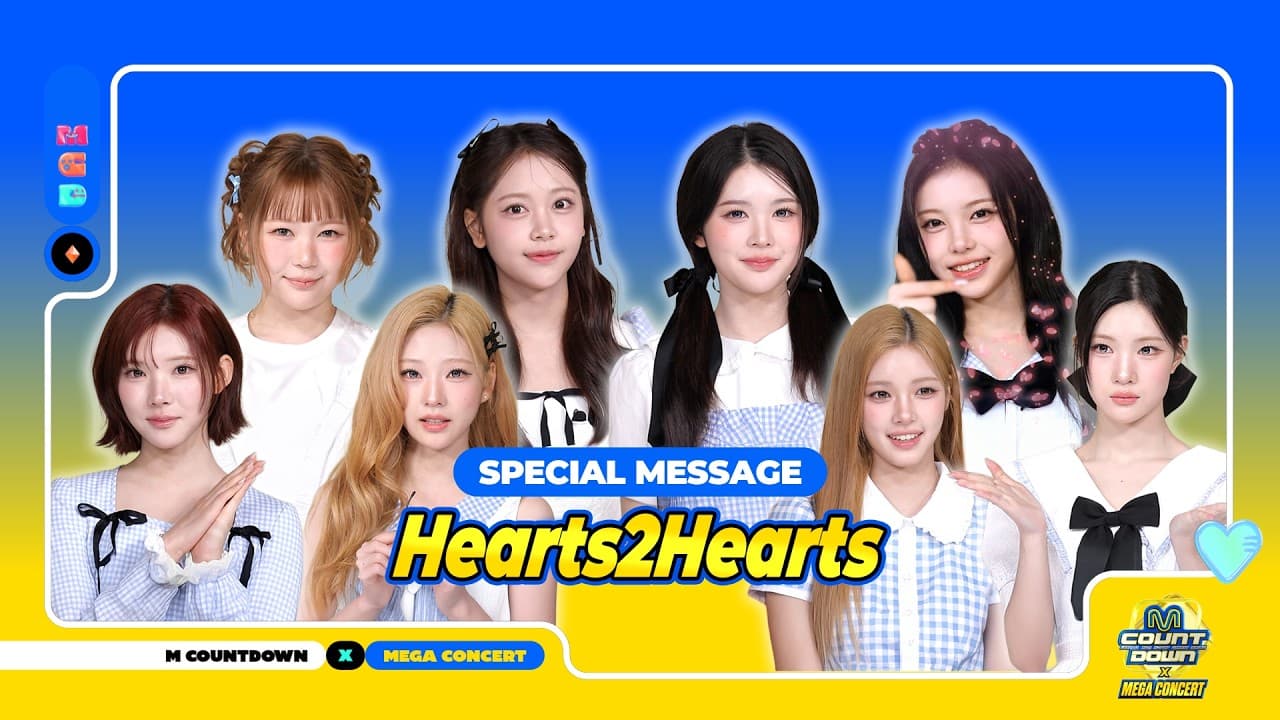 M COUNTDOWN X MEGA CONCERT Umum Lineup Pertama: EXO, NCT WISH, Hearts2Hearts Tampil 30 Mei