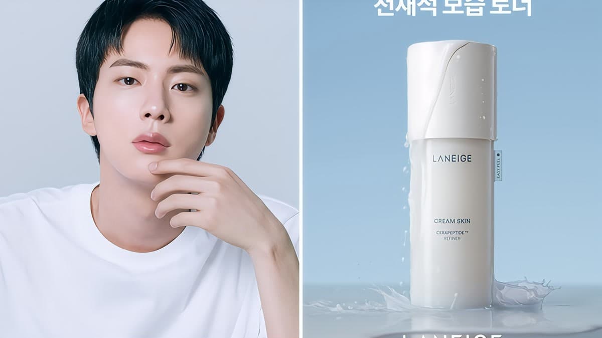 Bagaimana Jin BTS Membawa Kusyen Baru Laneige ke Kedudukan #1 di Olive Young